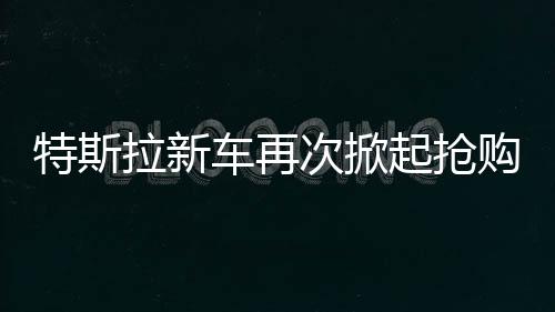 特斯拉新車再次掀起搶購熱潮，市場火爆，供不應求