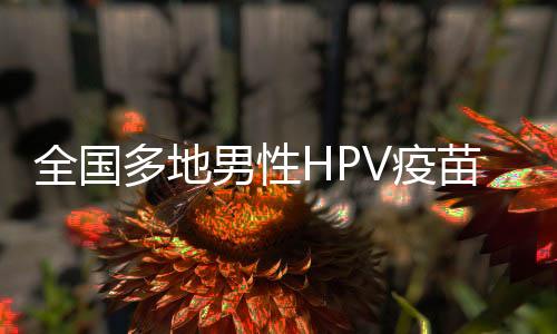 全國多地男性HPV疫苗開始普及接種，無需預(yù)約！