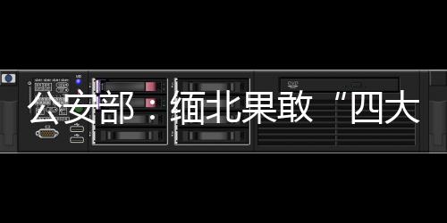 公安部：緬北果敢“四大家族”犯罪集團(tuán)案件陸續(xù)進(jìn)入訴訟環(huán)節(jié)