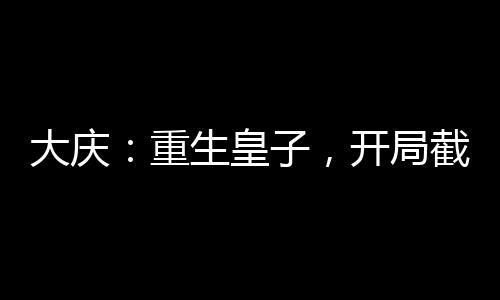 大慶：重生皇子，開局截胡司理理