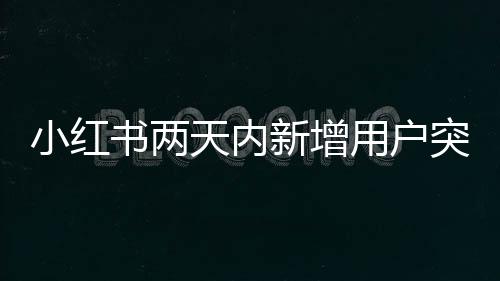 小紅書兩天內新增用戶突破七十萬大關，探索社交電商的新疆界