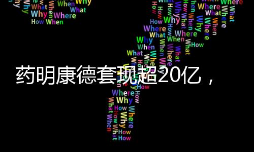 藥明康德套現超20億，深度解析事件背后的多重因素